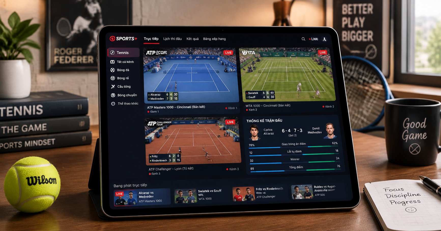 thapcamtv live 4 tennis – Kênh trực tiếp bóng đá và tennis hàng đầu - image 2