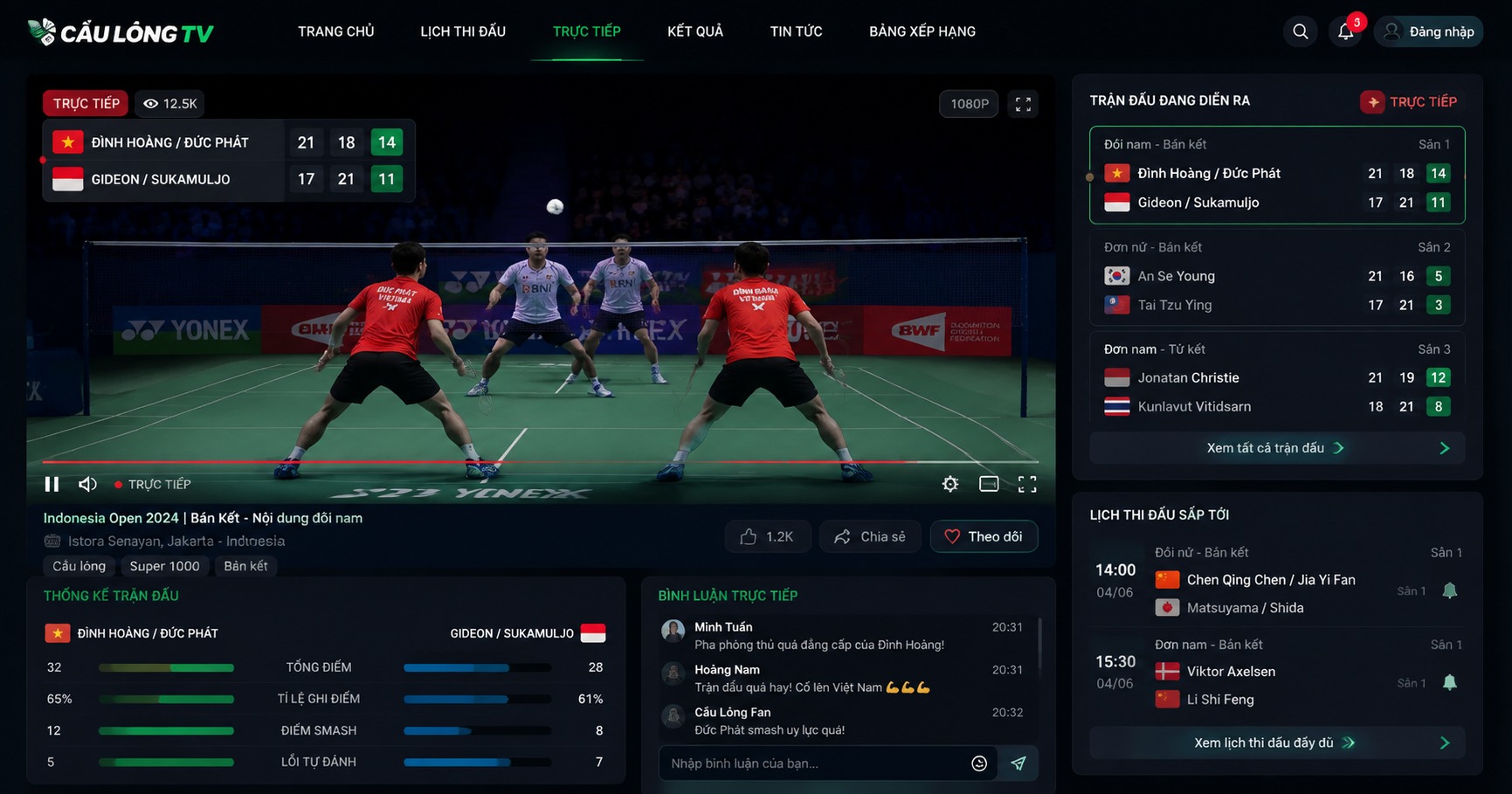 Thapcamtv badminton - Kênh Xem Trực Tiếp Cầu Lông Hàng Đầu Việt Nam - image 2 Thapcamtv badminton - Kênh Xem Trực Tiếp Cầu Lông Hàng Đầu Việt Nam - image 2