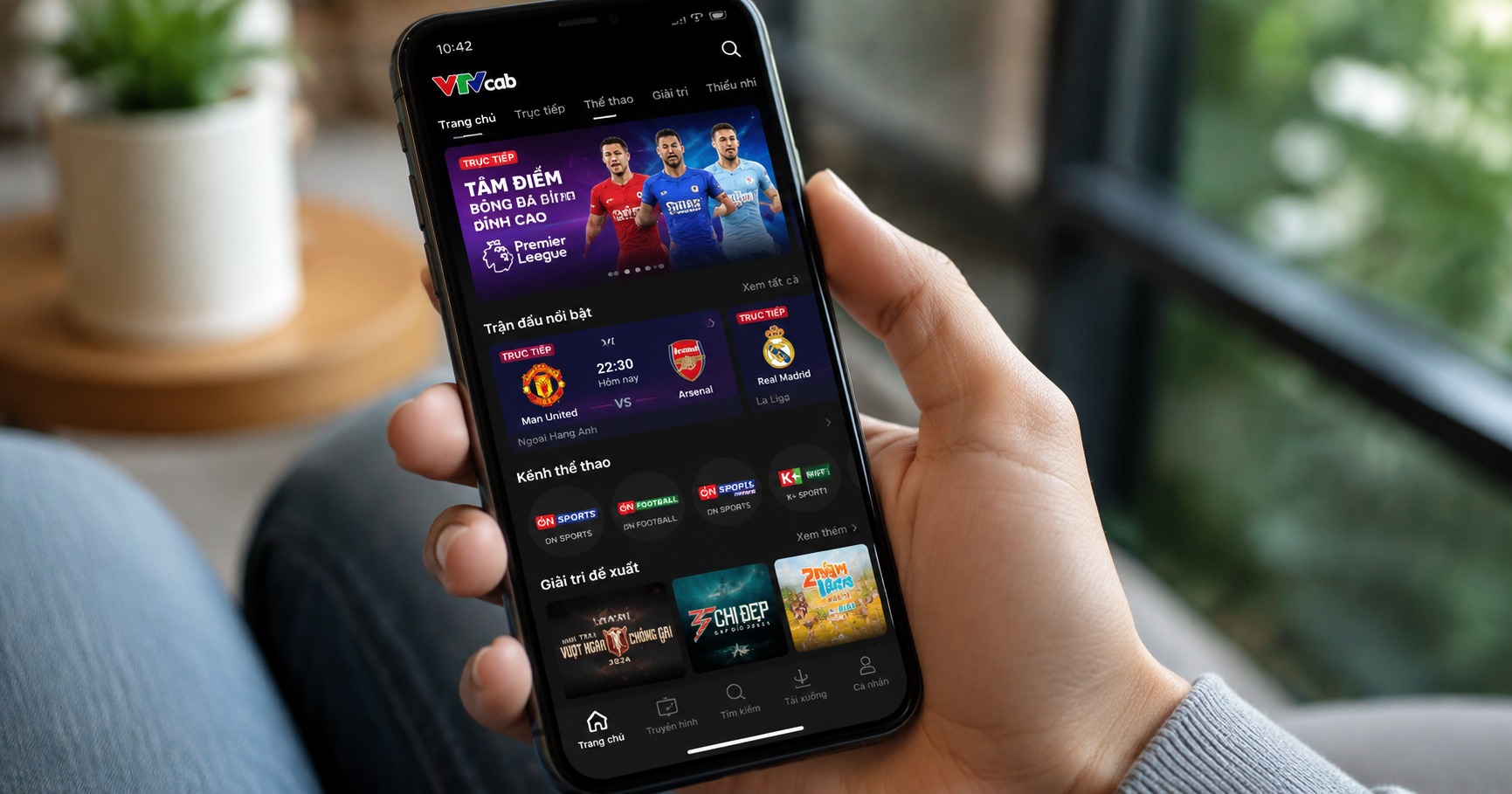 thapcamtv apk 1.2 5 – Ứng dụng xem bóng đá và giải trí đa năng - image 2